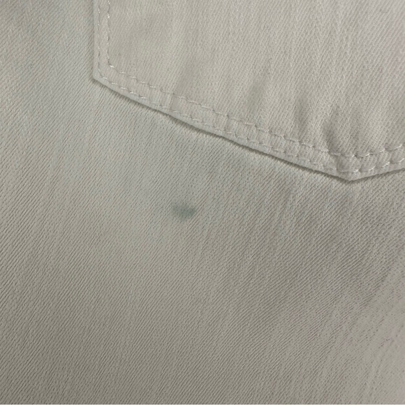 Gloria Vanderbilt Women's Mid Rise Jordyn CAPRI JEANS White Rhinestones NWT 16 - Picture 11 of 16